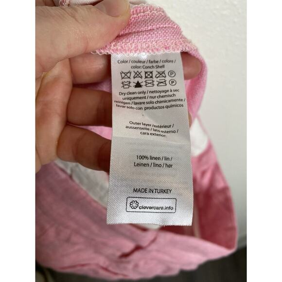 REMAIN BIRGER CHRISTENSEN Linen Bermuda Shorts Pink Size 4 - Picture 11 of 12